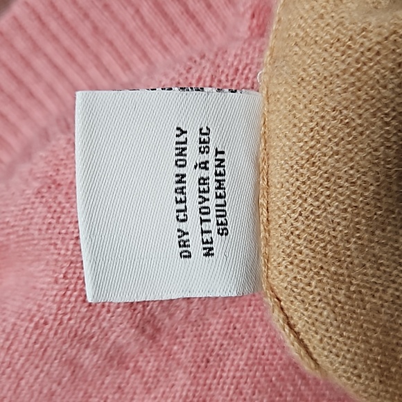 Magaschoni Colorblock V-Neck Cashmere Cardigan - Picture 7 of 7